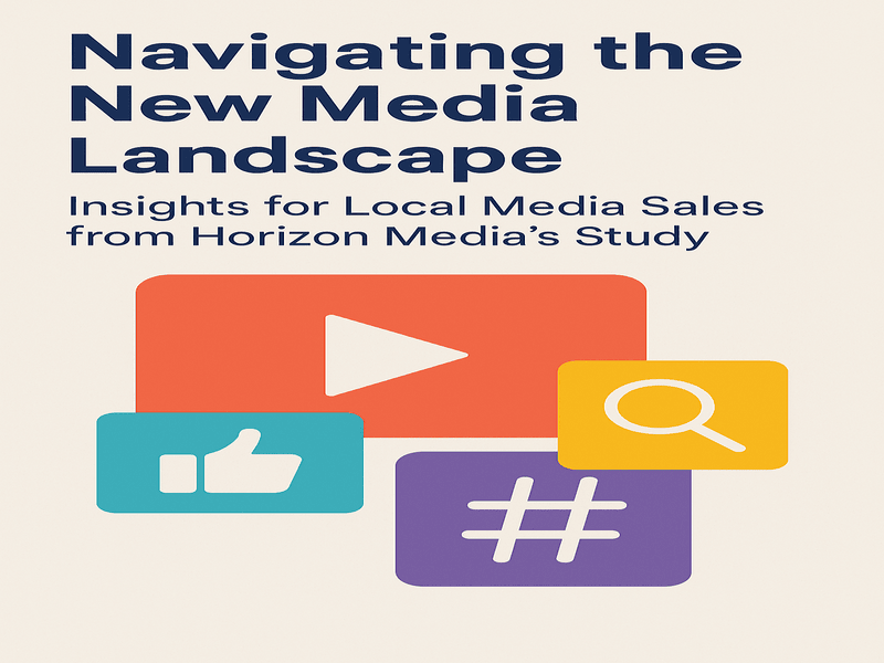 Navigating the New Media Landscape: Insights for  Local Media Sales from Horizon Media's Study