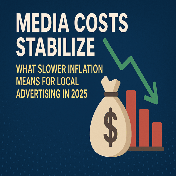 Media Costs Stabilize - What Slower Inflation Means for Local Advertising in 2025