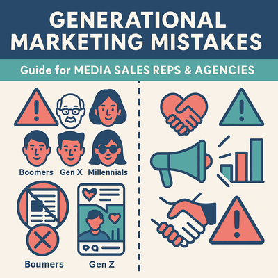 Generational Marketing Mistakes Costing Local Businesses: A Guide for Media Sales Reps and Agencies